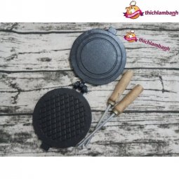 Khuôn Bánh Kẹp Trơn Nhôm Chống Dính Huỳnh Anh Size Lớn- 20 Cm giá rẻ chỉ với 188.000 đ